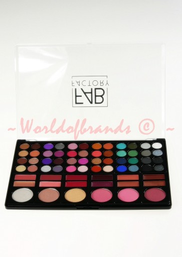 FAB FACTORY Zestaw make up ARTYSTYCZNY 4w1 Paleta