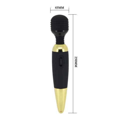 Вибратор для микрофона Power Wand, черное золото