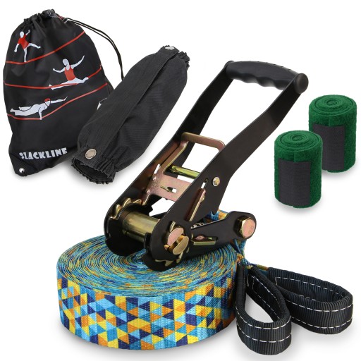Комплект ALPIDEX Slackline 15 м + накидка на дерево