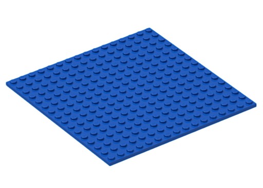 LEGO Тарелка 16x16 синяя 4610305 91405