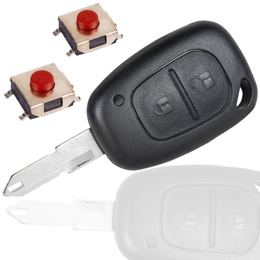 Корпус пульта дистанционного управления RENAULT MASTER TRAFIC KANGOO KEY