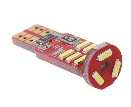 СВЕТОДИОДНЫЕ ЛАМПОЧКИ 15 SMD 4014 W5W T10 СТАБИЛИЗАТОР CANBUS