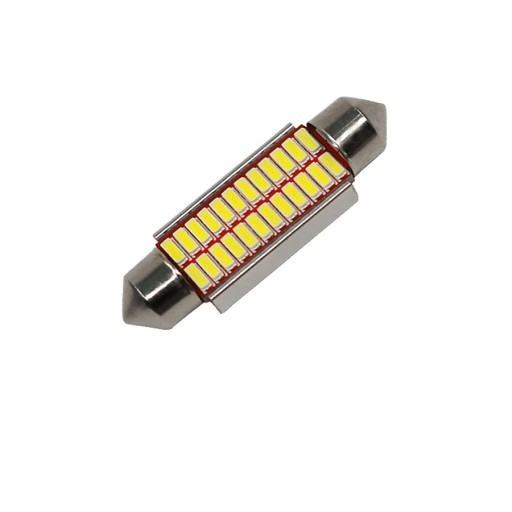 СВЕТОДИОДНАЯ ЛАМПА 24 SMD 4014 C5W C10W CANBUS 41мм 42мм