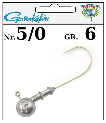 JIG PERFEKT na haku GAMAKATSU Nr.5/0 - 6 gr