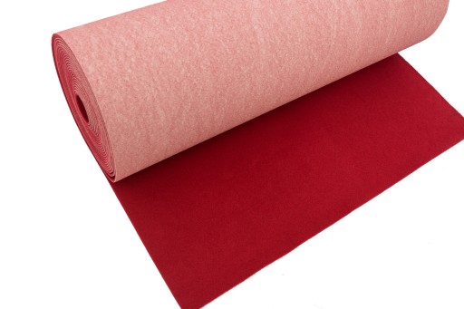 bordowa wykładzina na ślub galę sz. 1,5m PREMIUM C