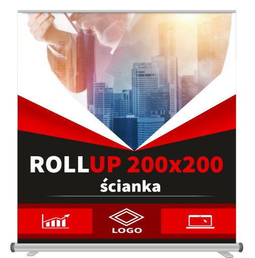 Рекламная стена ROLL-UP 200х200см.