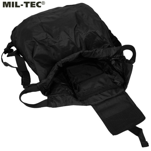 Водонепроницаемый складной рюкзак Mil-Tec Roll-Up - черный