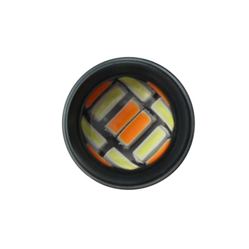 LED 66 SMD 4014 P21/5W BAY15D БЕЛЫЙ + ОРАНЖЕВЫЙ