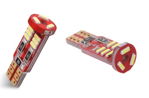 СВЕТОДИОДНЫЕ ЛАМПОЧКИ 15 SMD 4014 W5W T10 СТАБИЛИЗАТОР CANBUS
