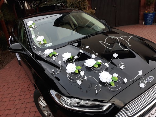Украшение автомобиля свадебное украшение автомобиля лепестками