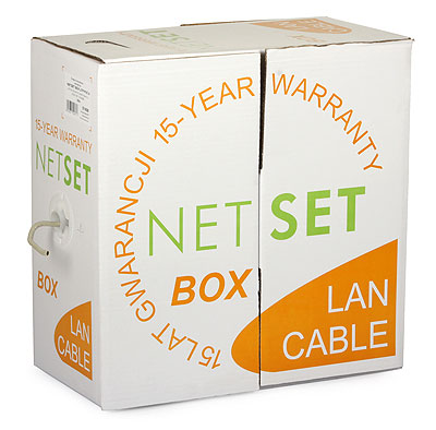 Кабель NETSET F/UTP 5e ВИТАЯ ПАРА, экранированный PE, 305 м