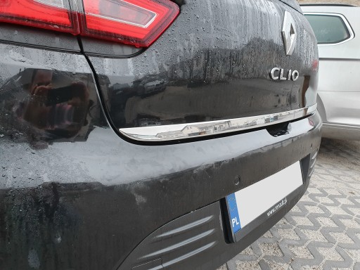 Накладка на кромку двери багажника Renault Clio 4 12+