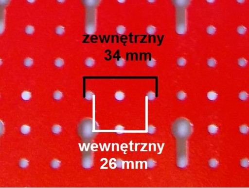 ŚCIANKA TABLICA WARSZTATOWA 6 PŁYT + KPL ZAWIESZEK