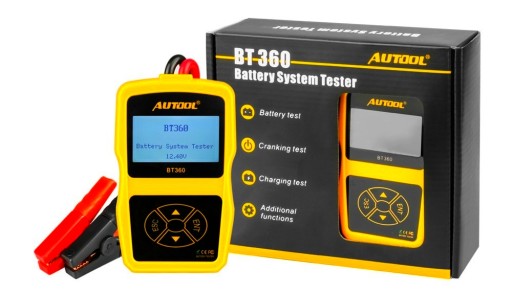 ТЕСТЕР АККУМУЛЯТОРА 12 В AUTOOL BT360 PL