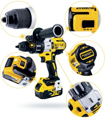 УДАРНАЯ ОТВЕРТКА 18В 2x4Ah XR 95Нм DeWalt DCD996