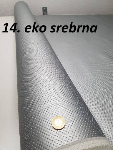 Antracyt SKAJ EKO SKÓRA PERFOROWANA DZIURKOWANA