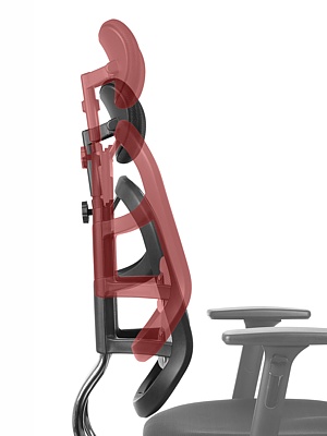 fotel biurowy obrotowy HN-5018 BORDO