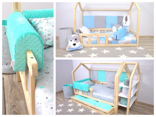 Пенопластовый чехол для кровати, поручень для кровати Minky, Dreamland 50 см