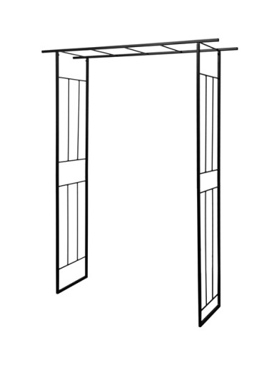 Pergola metalowa ogrodowa, łuk różany, pnącza szerokość 120cm P7