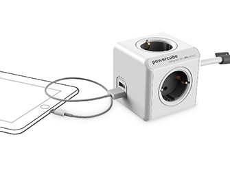 PowerCubeУдлиненный USB-удлинитель 1,5 м ЗЕЛЕНЫЙ