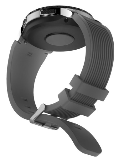 Серый темный ремешок для Samsung Galaxy Watch 46 мм