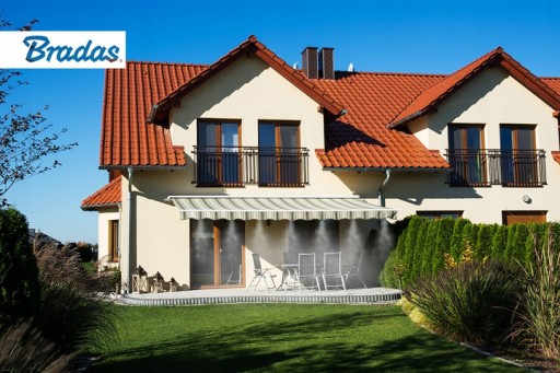 Mgiełka Ogrodowa KURTYNA WODNA 7,5m Zamgławiacz ECO-Z1007