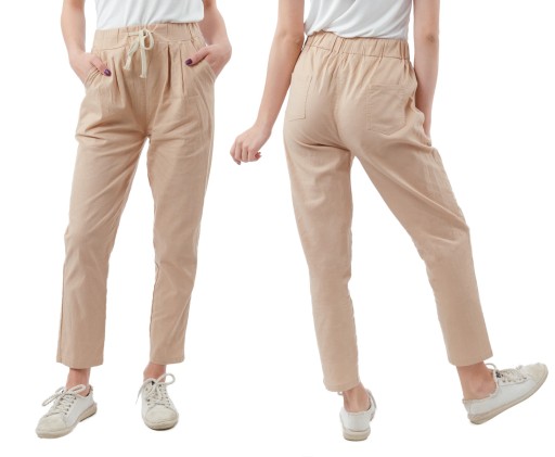 Тонкие женские хлопковые брюки 199-02 L/XL