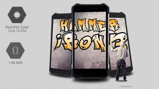 Myphone HAMMER Iron 3 5,5 дюйма IP68 16 ГБ двойной 4400 мАч