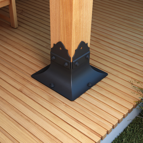 KP5CZ УГОЛ С ДЕКОРАТИВНЫМ РЕЗЬБОВАНИЕМ 140x140x65