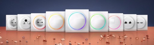 FIBARO Двойная декоративная рамка FG-Wx-PP-0003