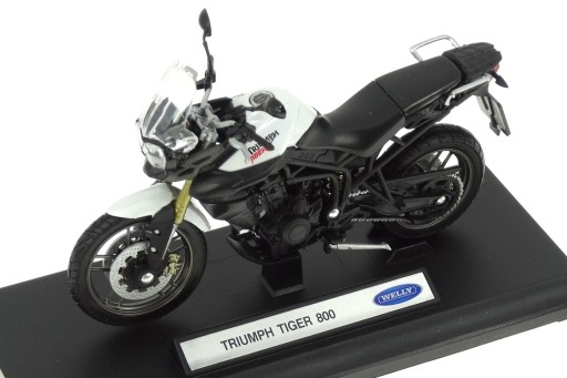 TRIUMPH Tiger 800 мотоцикл 1:18 Welly металл