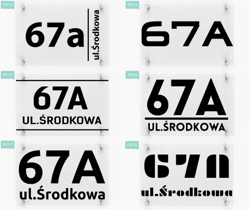 Адресная табличка, 3D номерной знак, номер дома