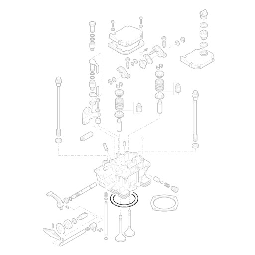 HATZ 04036600 Прокладка ГБЦ 0.8 1D80 1D81