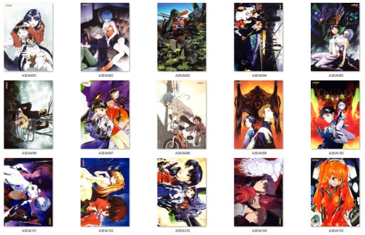 Аниме Neon Genesis Evangelion Плакат БОЛЬШОЙ ВЫБОР