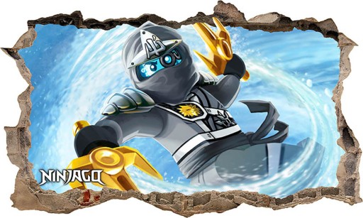 3D-наклейка LEGO NINJAGO XXXXXXXXXXL 166 см x 100 см