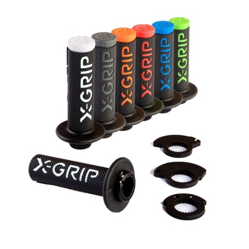 X-GRIP BRAAAAP GRIPS БЕЛЫЕ ПЕРЕКЛЮЧАТЕЛИ БЕЛЫЕ С АДАПТЕРОМ ROLGAZ X2100