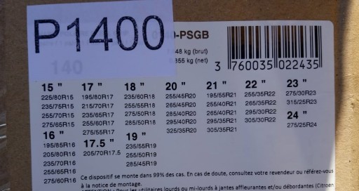 Цепи Polaire Steel Grip 17 MERC GLE 275/45R21 285/45R21 315/40R21