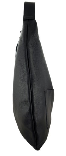 КОЖАНАЯ СУМКА OVERSIZE, ЧЕРНАЯ
