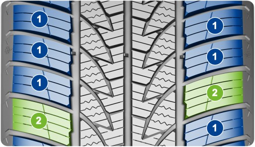 2 x 155/65R14 75T 4Seasons 2 Point S CAŁOROCZNE