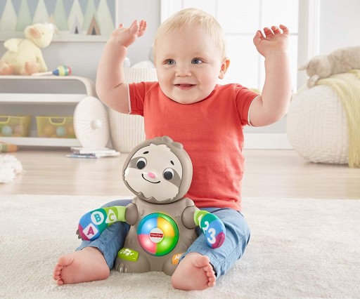 FISHER PRICE LINKIMALS интерактивный LENIWIEC на польском языке