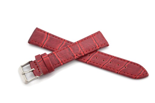 PASEK DO ZEGARKA TOSCANA CROCO 12mm BORDOWY