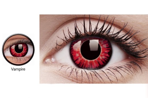 IMPREZOWE SOCZEWKI KOLOROWE CRAZY LENS ~ VAMPIRE
