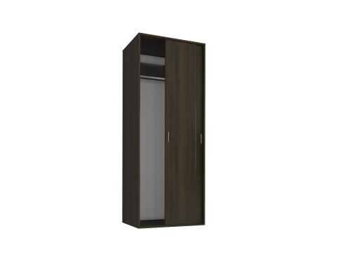 Szafa przesuwna ubraniowa 70cm 2 drzwi wenge U-70P