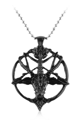 NASZYJNIK PENTAGRAM KOZIOŁ