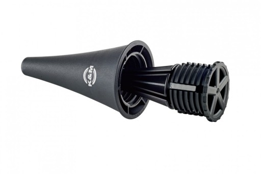 K&M 15228 Стойка для кларнета, СКЛАДНАЯ В КОЛОКОЛЬЧИК