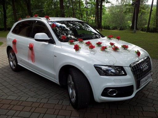 Эксклюзивное украшение свадебного автомобиля