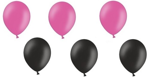 ZESTAW BALONÓW MYSZKA MINNIE MINI BALONY URODZINY