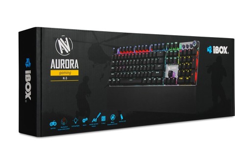 IBOX AURORA K-3 KRGB Игровая механическая клавиатура