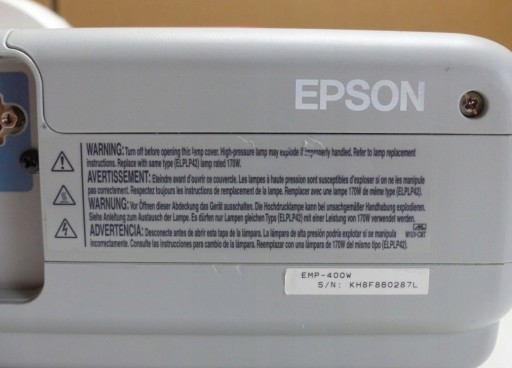 ПРОЕКТОР EPSON EMP-400We WXGA ЛАМПА