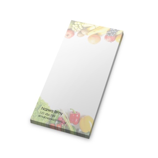 BLOCZKI NOTESY DL 10x21cm 20szt po 25 kart +GRATIS
